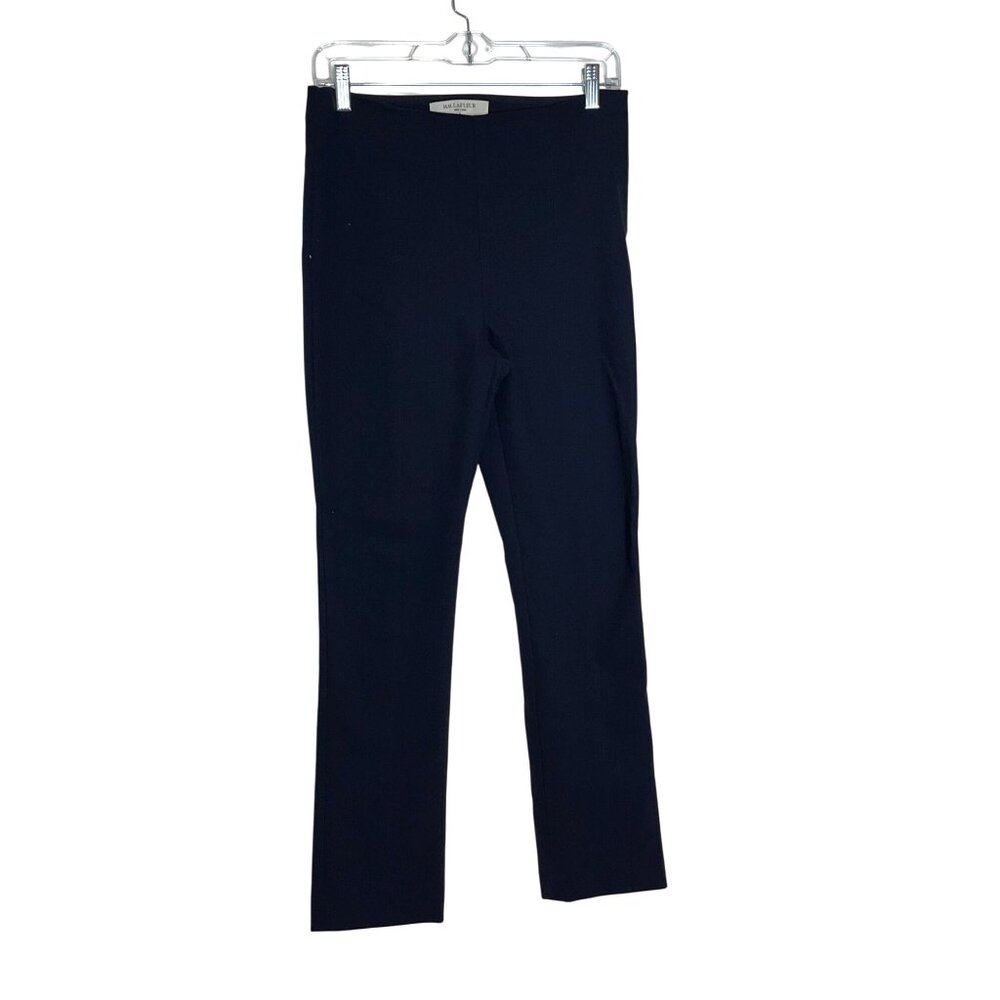 Mm. Lafleur Womens Navy Slim Fit Trousers Size 6